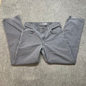 Carhartt Rugged Flex Relaxed Fit Canvas 5-Pocket Work Pants Gray BN2517-M 34x32